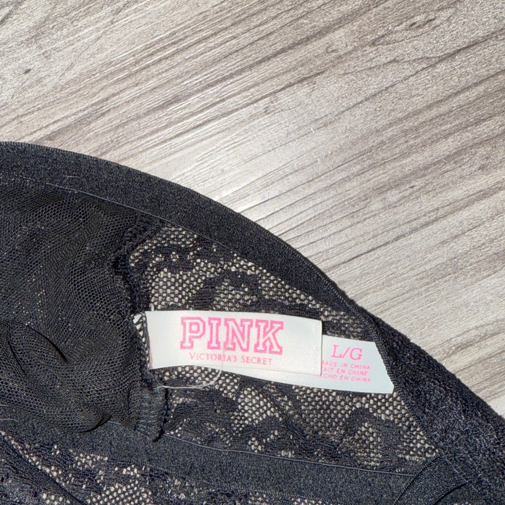 PINK by Victoria’s Secret black lace bralette - Picture 3 of 3
